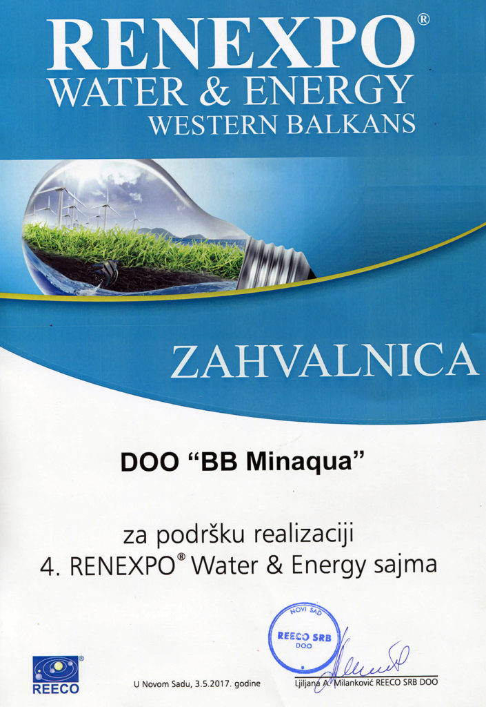 zahvalnica RENEXPO WATER and ENERGY
